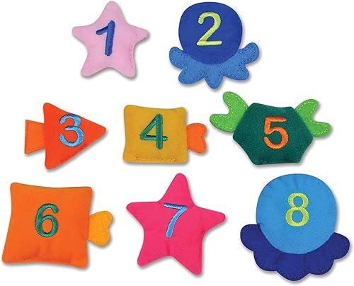 Miniatura 4 de Melissa & Doug K's Kids Fish and Count Juego de aprendizaje con 8 peces numerados para atrapar y liberar