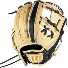 Wilson DMAX DUAL Baseball Glove for Juniors, Infielders, All Around Use, Right/Left Throw, Entry Model