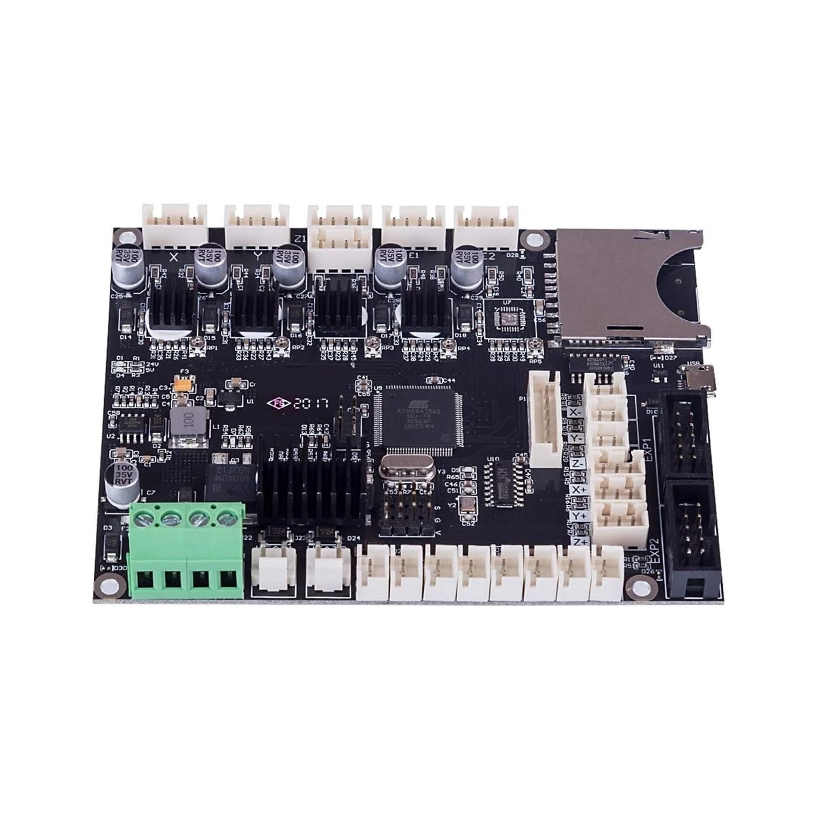 Scheda Madre Silenziosa Compatibile Con Creality CR-10 V2 V3 | Stampa 3D, funzionamento silenzioso, controllo stabile, sostituzione della scheda controller(CR-10 V2)