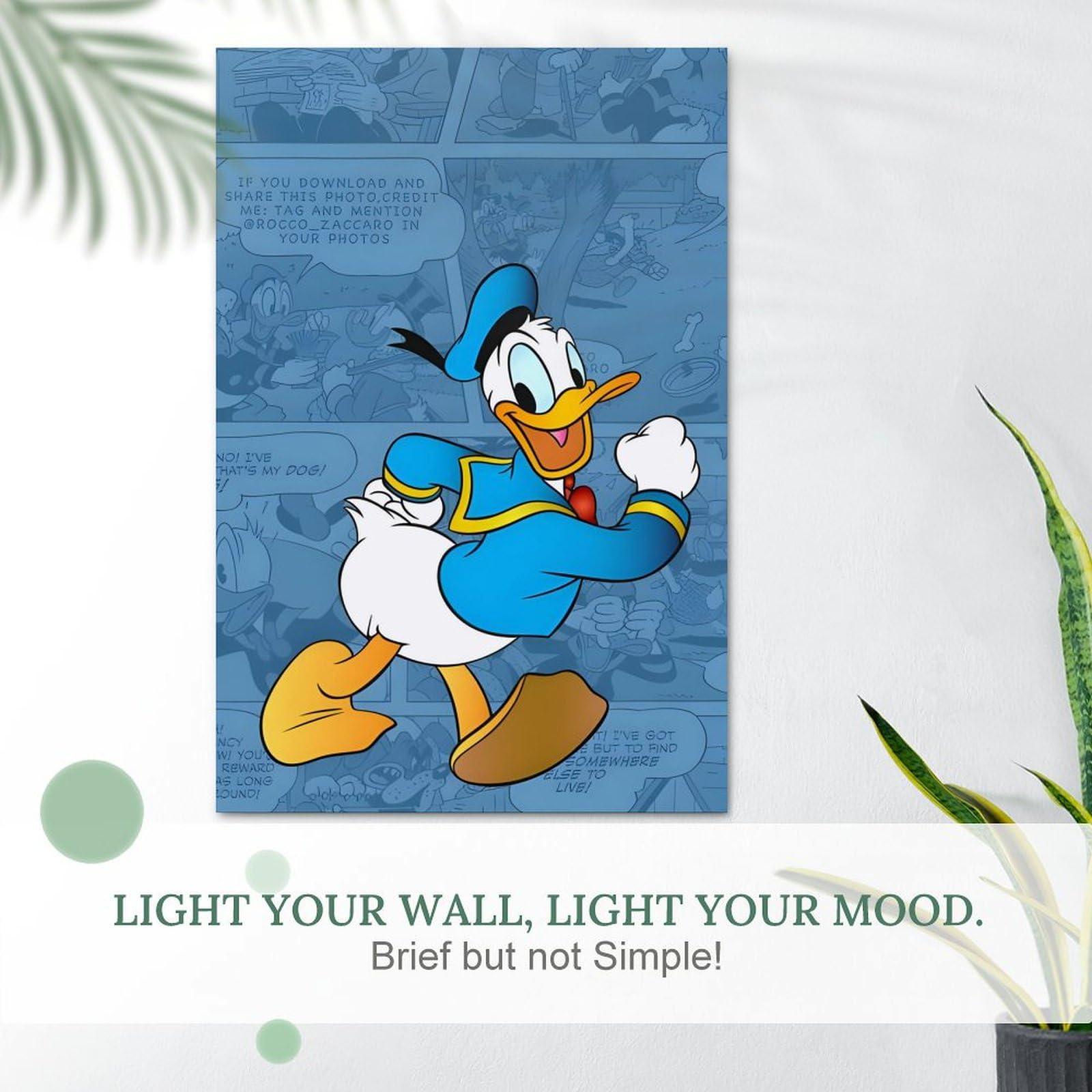 Amazon.co.jp: ドナルドダック ポスター 絵画 インテリア 壁紙用