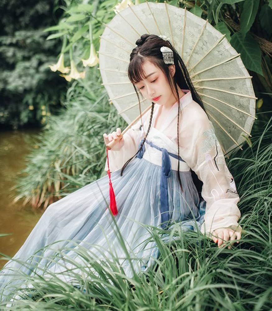 Amazon | 漢服 唐装 中国古代宮廷風 コスプレ衣装 女性 女の子 中華服