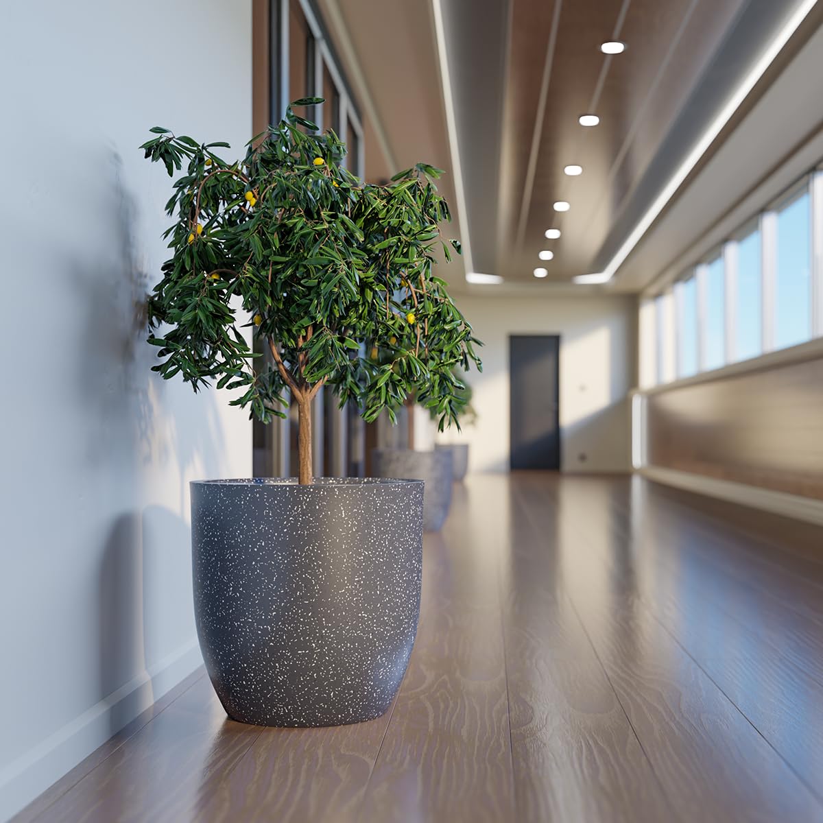 Italian Style Planter Pots - Durable & Lightweight -12 Italian Style Planter Pots - Durable & Lightweight -12