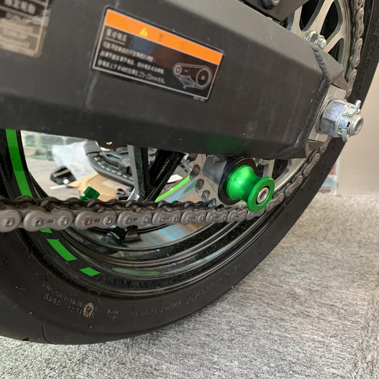 2 Pezzi Nottolini M8 Per Cavalletto Moto – Supporti Universali Per Forcellone Posteriore In Alluminio, Compatibili Con Kawasaki Z650, Z900, Ninja 650 E Molti Altri