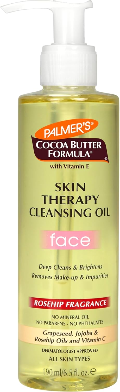 Palmers Cocoa Butter Skin Therapy Cleansing Oil Face for Unisex 6.5 oz Cleanser