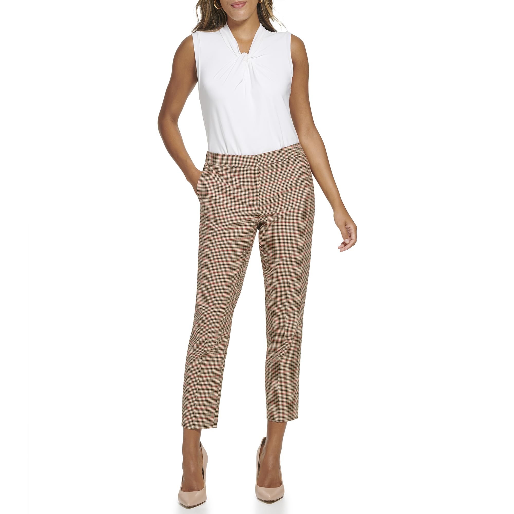 Tommy Hilfiger Women's Sloane Ankle Trouser Suit Pant