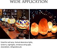 Vista 6 de [Paquete de 8 bombillas LED C7 E12 para lámpara de sal, bombilla de repuesto para lámparas de sal del Himalaya de 15W, bombillas para luz nocturna