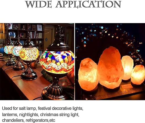 Miniatura 6 de ZSSXOLED Paquete de 8 bombillas LED C7 E12 de repuesto para lámparas de sal del Himalaya de 15 W, bombillas de luz nocturna, candelabros, bombillas