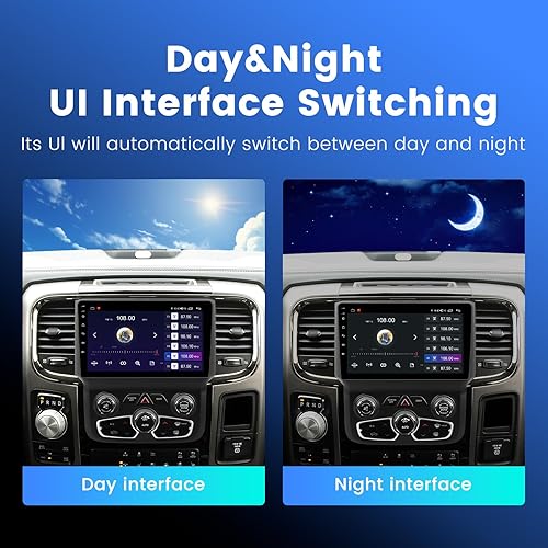 Miniatura 8 de Andorid 13 8 Core 4+64GB Radio de coche estéreo para Dodge Ram 1500 2500 3500 2013-2019 reemplazo automático de actualización de unidad principal de