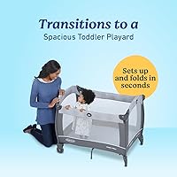 Vista 7 de Graco Pack 'n Play Close2Baby moisés corralito con características de moisés portátil, cambiador de pañales y más, Derby