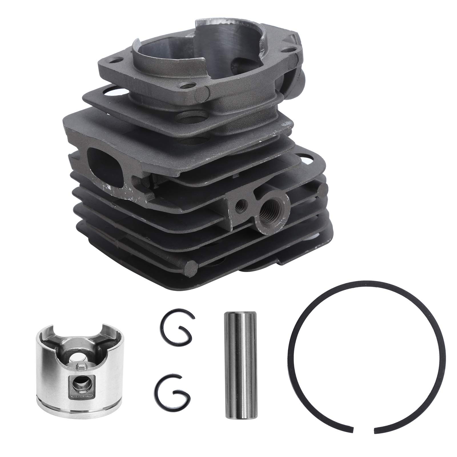 Kit de piston cylindre 46mm pour tronçonneuse 50 55 en alliage d'aluminium