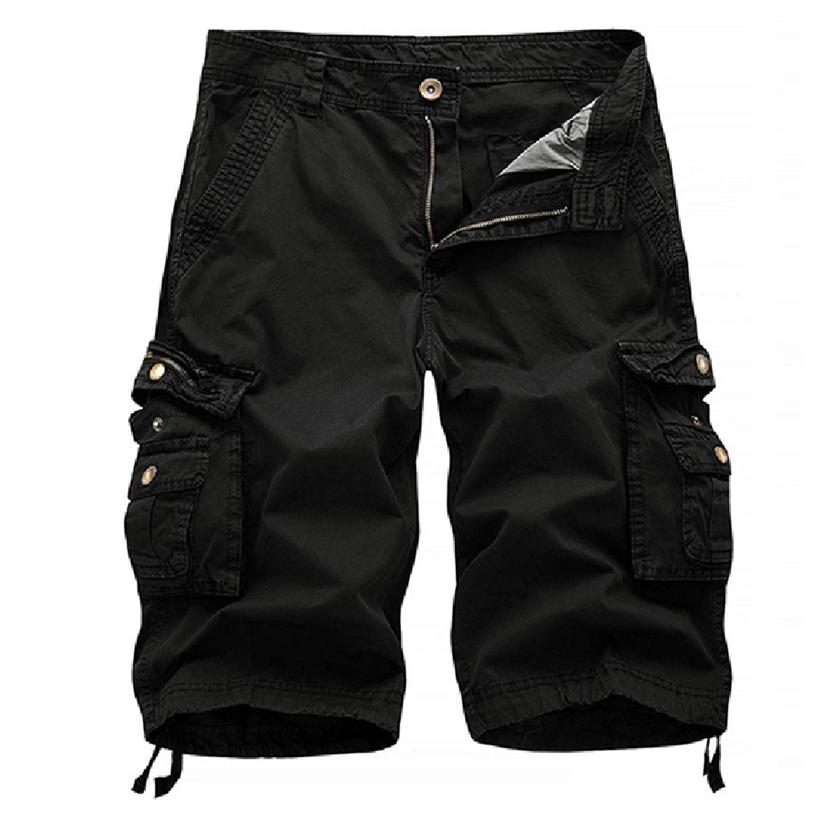Pantalones cortos para correr para hombre, con forro interior, secado rápido, bolsillo para teléfono, gimnasio, entrenamiento, atletismo