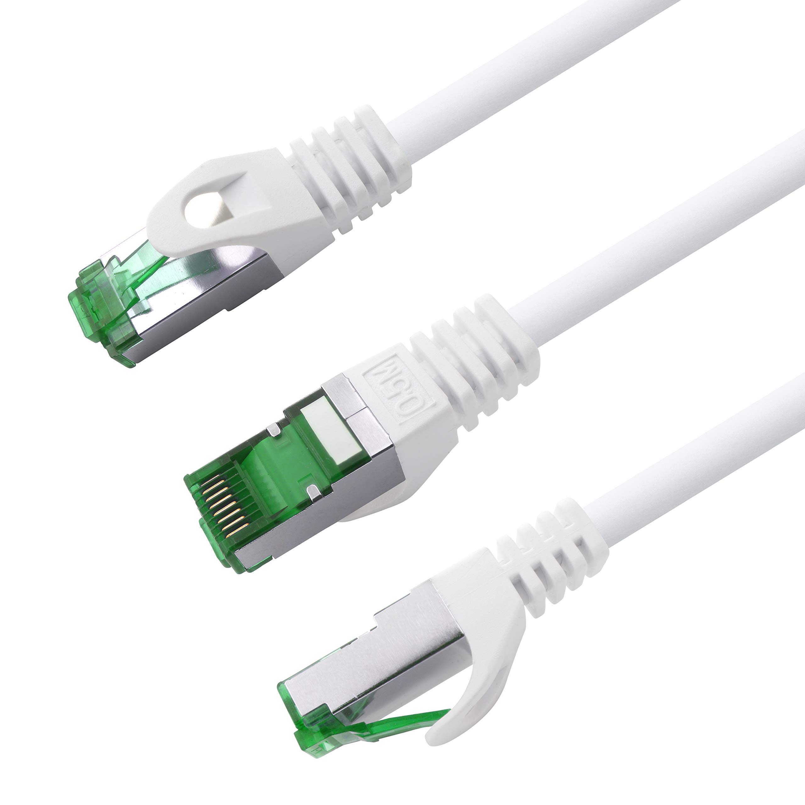 7,5m - Câble Réseau Cat 7 Lan Ethernet Cat7 RJ45 10000 Mo-s - Orange