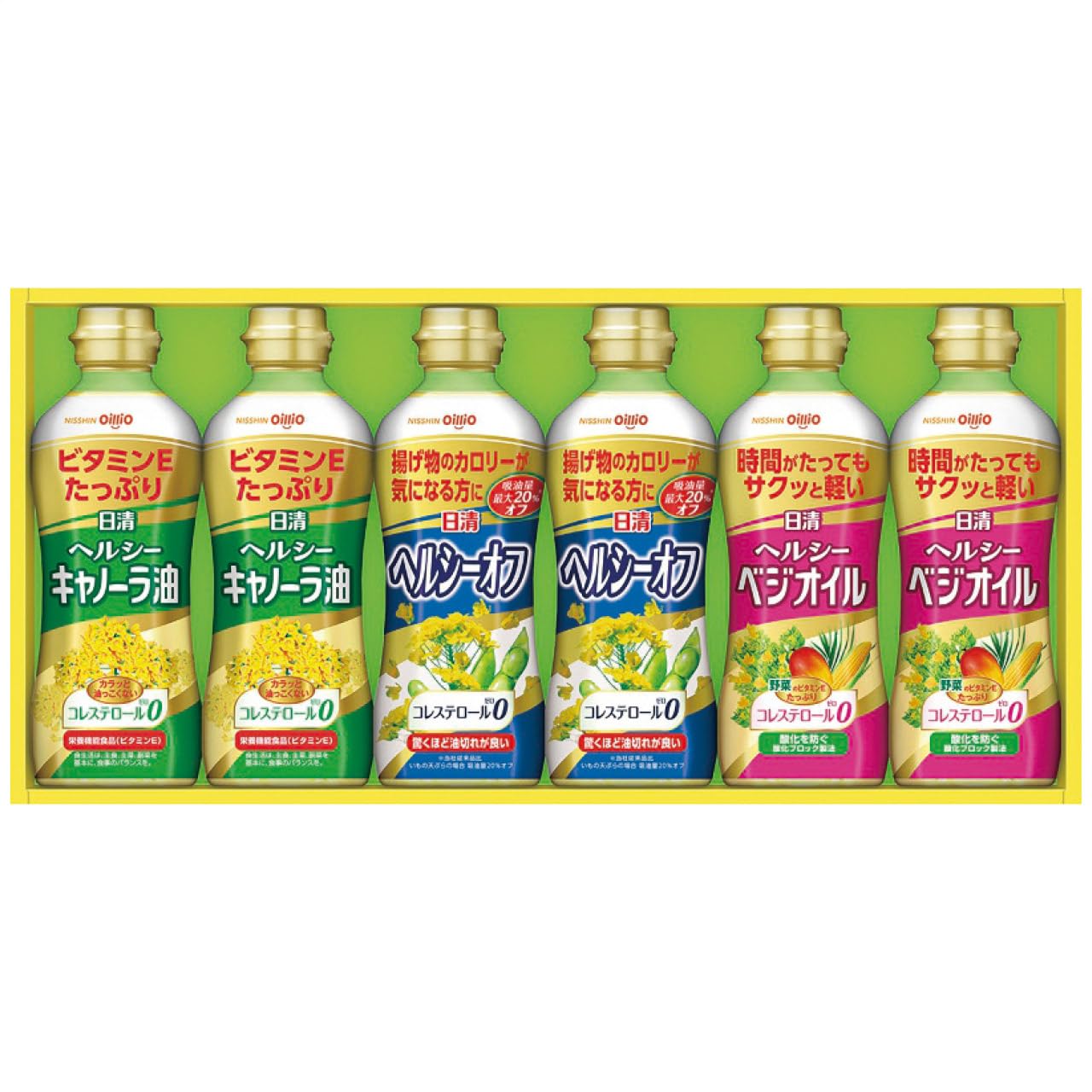 日清オイリオ ギフトセット⭐︎OP-50W3箱⭐︎30本⭐︎コレステロール0 Amazon.co.jp: 日清オイリオ ヘルシーオイルギフト OP-30 : 食品・飲料
