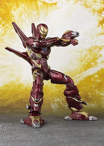 Miniatura 8 de TAMASHII NATIONS Bandai S.H.Figuarts Iron Man MK-50 - Juego de armas nano Avengers Infinity War Figura de acción
