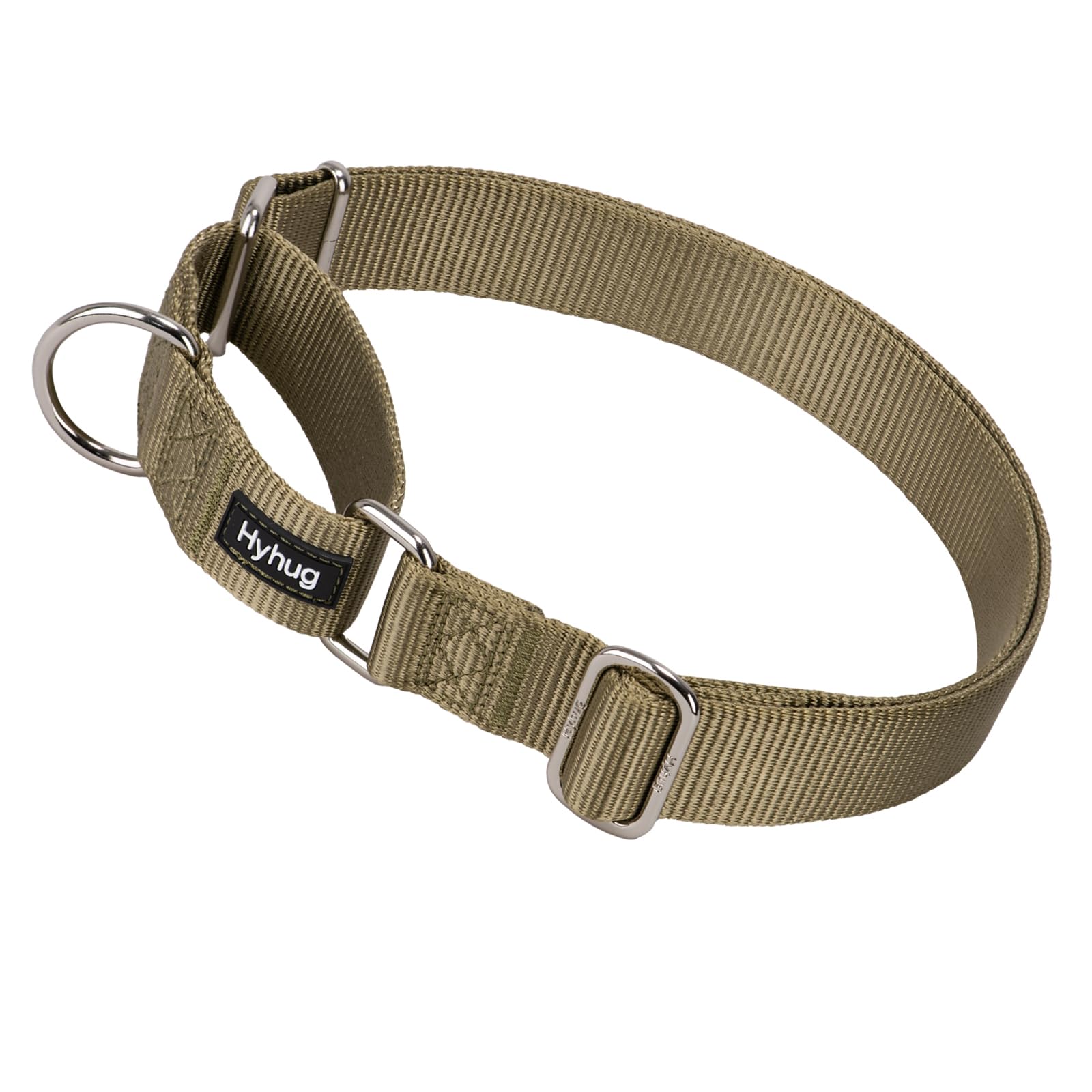 Hyhug Martingale Collar for Dogs Extra Large Green |Escape - Proof Heavy Duty Nylon Durable No Pull, Ideal for Training & Daily Walks