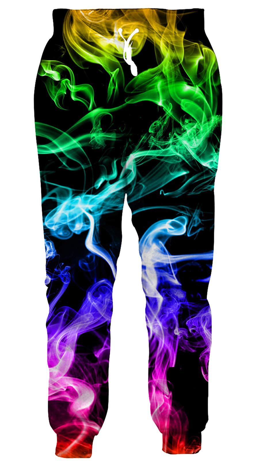 GoodstoworldMens Cool Joggers Pants 3D Novelty Casual Sweatpants with Drawstring