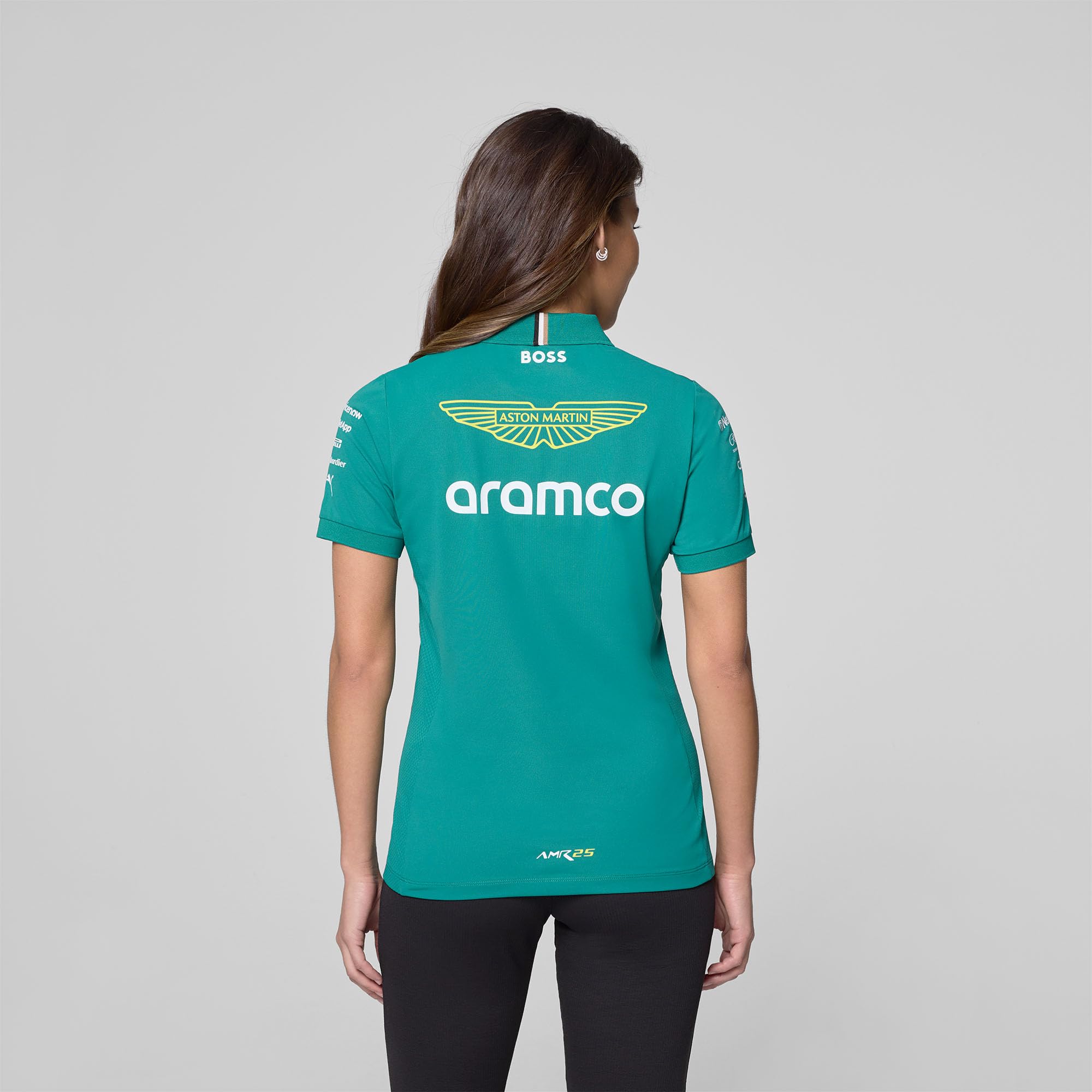 Aston Martin F1 2025 Polo del Equipo para Mujer