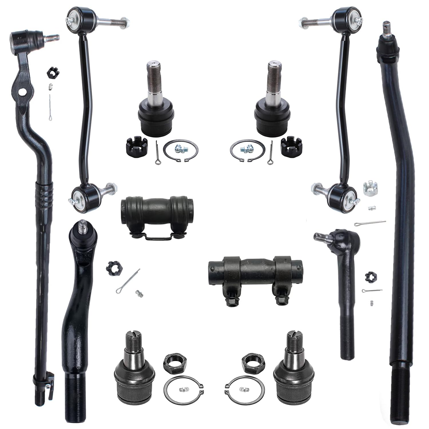 Detroit Axle 12pc Suspension Kit
