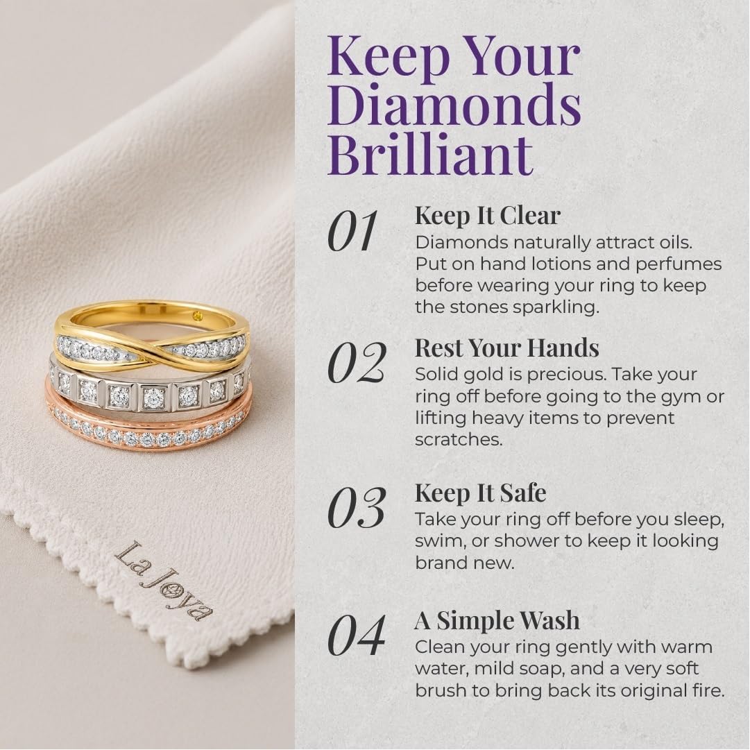 Lab Grown Diamond Wedding Rings for Women | 10K Yellow, White and Rose Gold Certified 1/6-1/2 Carat Channel Set Diamond Anniversary Bands and Wedding Bands for Her