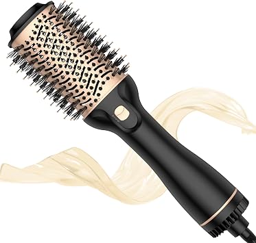 UKLISS Blow Dryer Brush Oval Hot Air Brush for Drying Volumizing and Styling All Hair Types