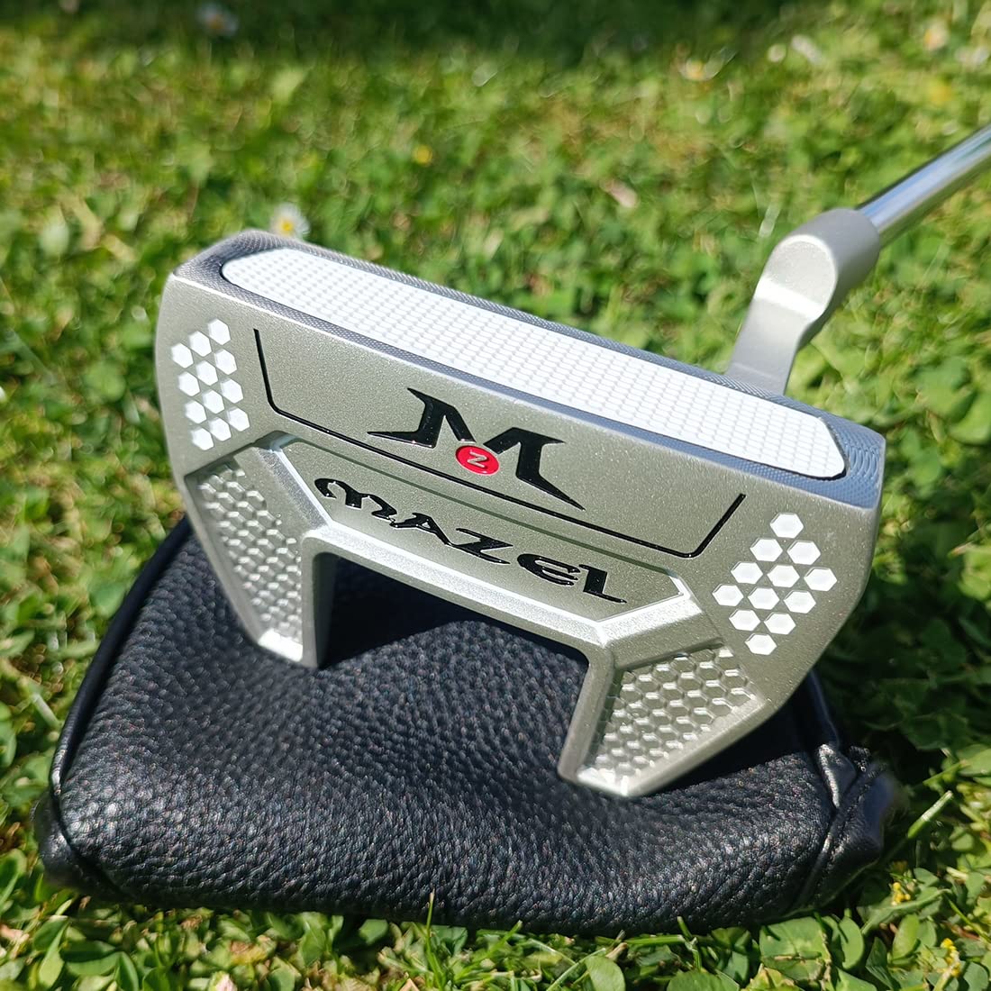 Mazel GS3 Putter de Golf pour Homme droitier 86,4 cm Putter de qualité supérieure avec Visage usiné CNC et Couvre-Club Inclus