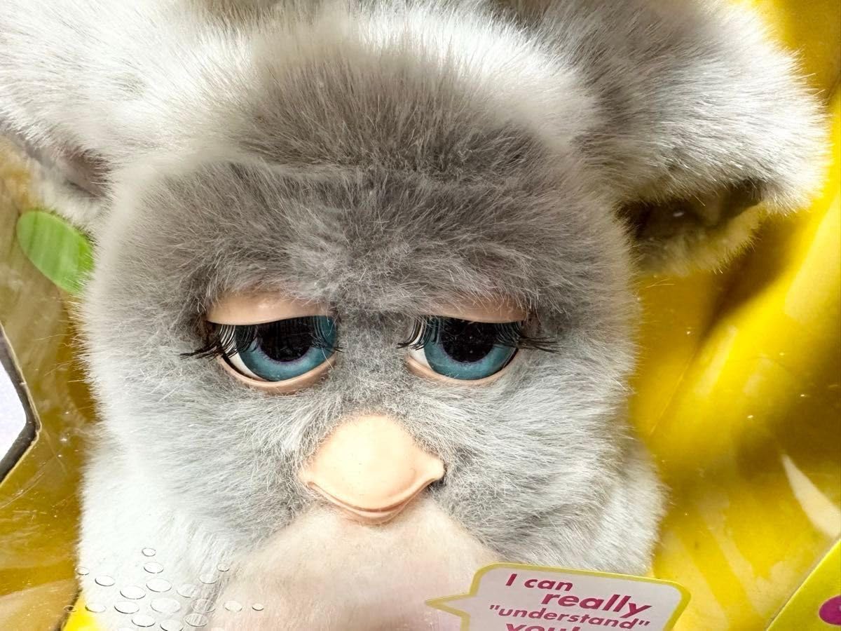 Amazon.co.jp: ファービー2 クラウディピーチ グレー×青目① ブルー 