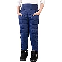 Girls Boys Snow Pants 2-9 Years old Thick Winter Warm Pants Girl Activewear Clothes