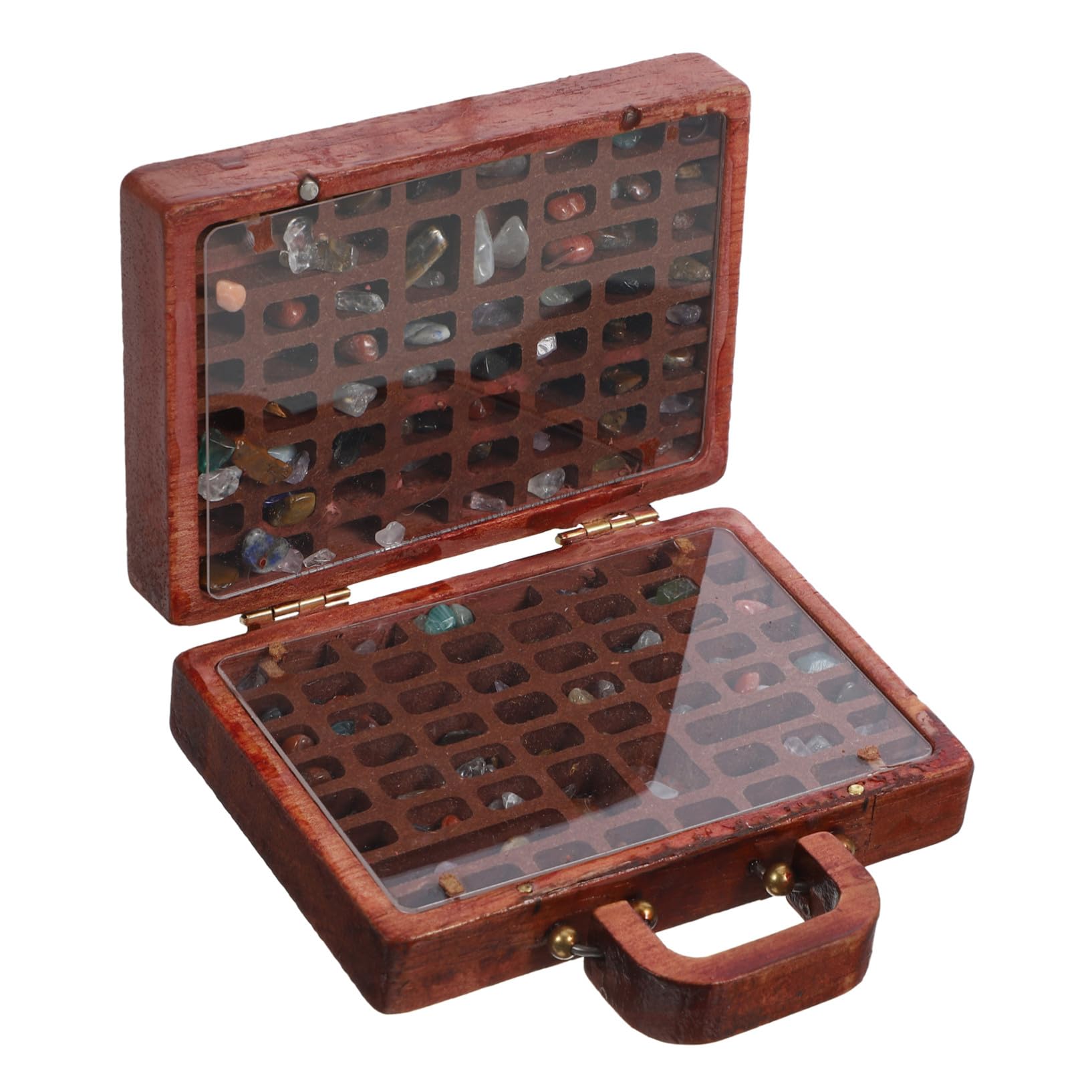 Valise collection stone avec compartiments pour ranger et protéger vos pierres