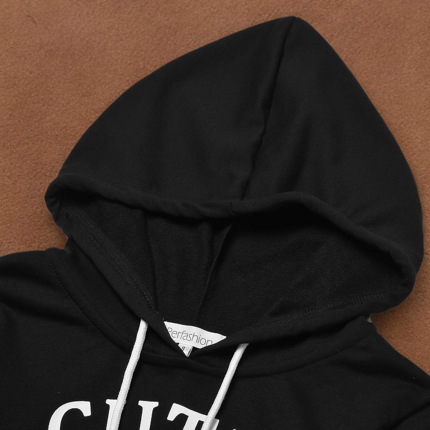 Perfashion Women Sweatshirt Crop Top Hoodie Long Sleeve Sweatshirts - Image 8