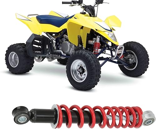 Miniatura 3 de Amortiguador de motocicleta de 9.843 in, 9.8 pulgadas, amortiguador de choque universal con resorte rojo, repuesto para Dirt Pit Bike ATV Go Kart