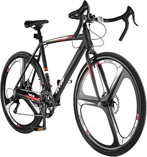 VEVOR Road Bike, 700C Wheels Racing Bike, Shimano Drivetrain City Commuter Road Bicycle, Urban Adult Sport Bicycle with Drop Bar, for Men and Women