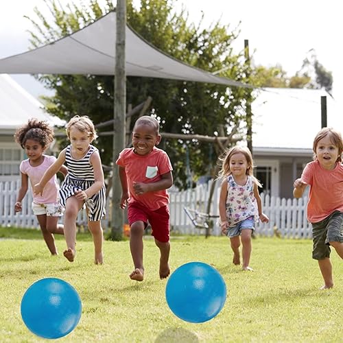 Miniatura 5 de Bola de patio de recreo, Kickball de 8.5 pulgadas para niños y adultos, para interiores y exteriores, balón de balonmano, juego de cuatro bolas