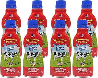 Califia Farms Full Cream Sweetened Condensed Milk, 14 Oz Cans, Pack of 8 – Fresh Milk, Just Milk & Sugar