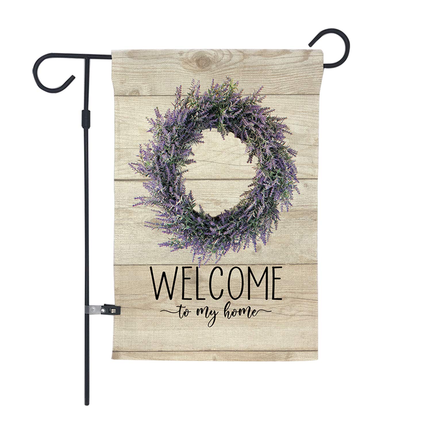 Welcome Christmas Gartenflagge – Mit Kardinal, Kieferzweigen Und Beeren, Für Die Außendekoration
