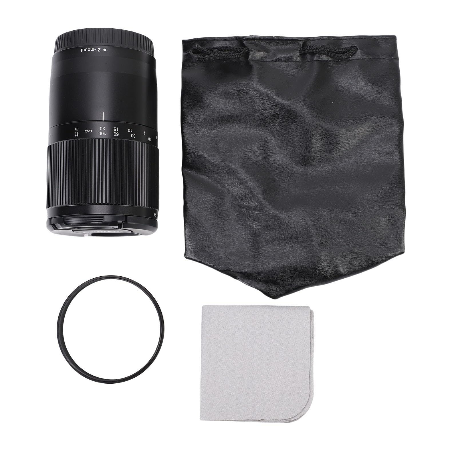 Yctze 240 Mm F5.6 Odruchowy Obiektyw dla D850 D810 D780 Z Mount Bezlusterkowy Kamera Aluminium Optyczne Szklane Szklane Pełna Ramka MF Z Filtra 67 Mm do Portretu Fotografia Kwiatowa