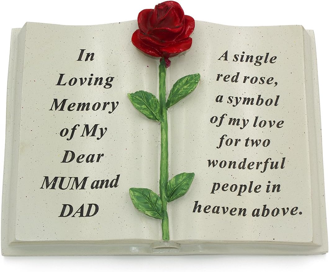 Special Mum & Dad Grave Memorial Remembrance Plaque Ornament