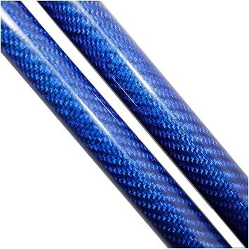 Rear Tailgate Dampers ,Compatible With Suzuki Ignis FH MH/Suzuki Swift HT51S Subaru Justy Trunk Boot Struts Lift Support Cylinders PistonsBlue Carbon Fiber