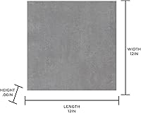 Vista 8 de FloorPops Azulejos de suelo gris Tundra Peel & Stick, FP3326
