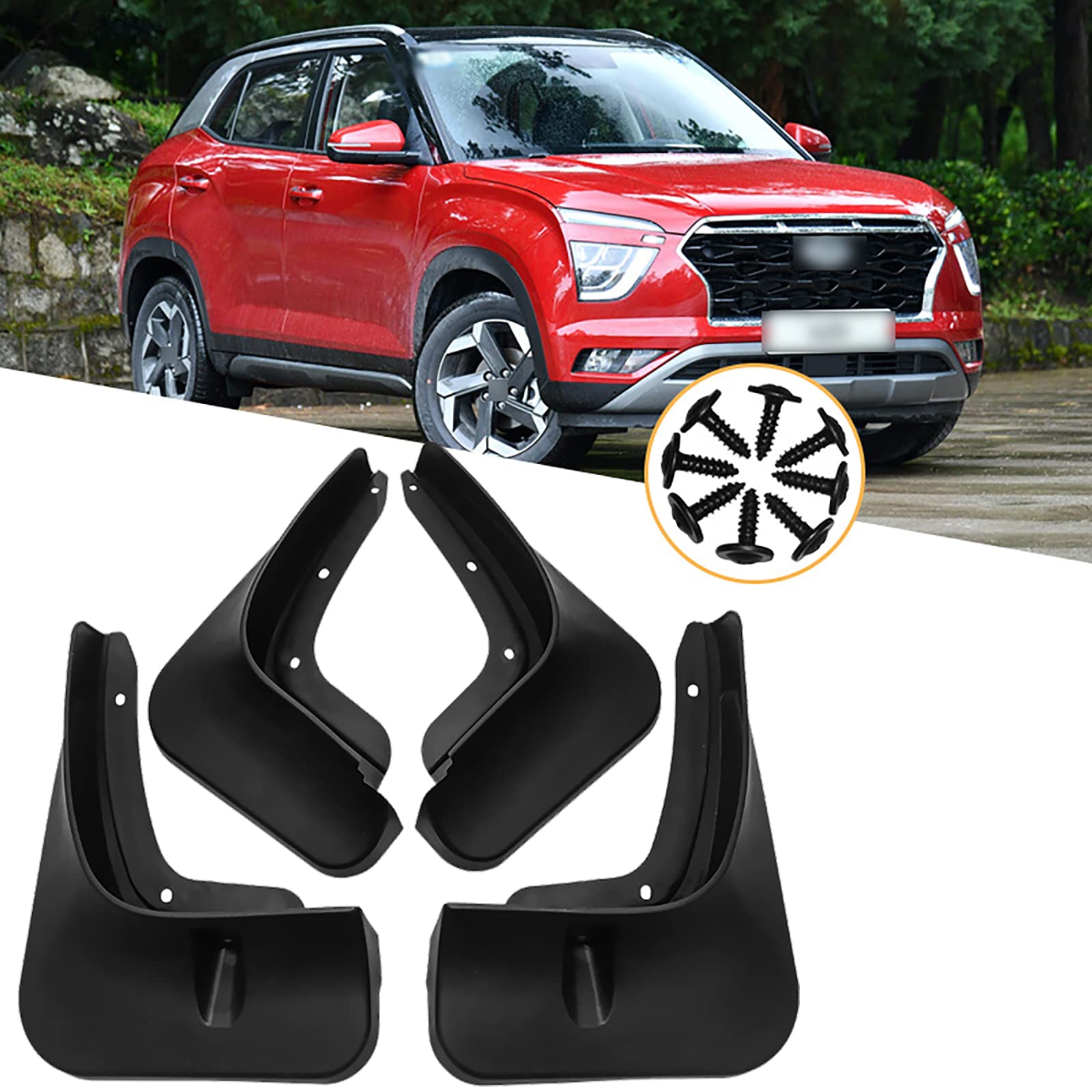 Ajustement Haute Précision : Garde-Boue JONASC pour Hyundai Creta IX25 2020-2021