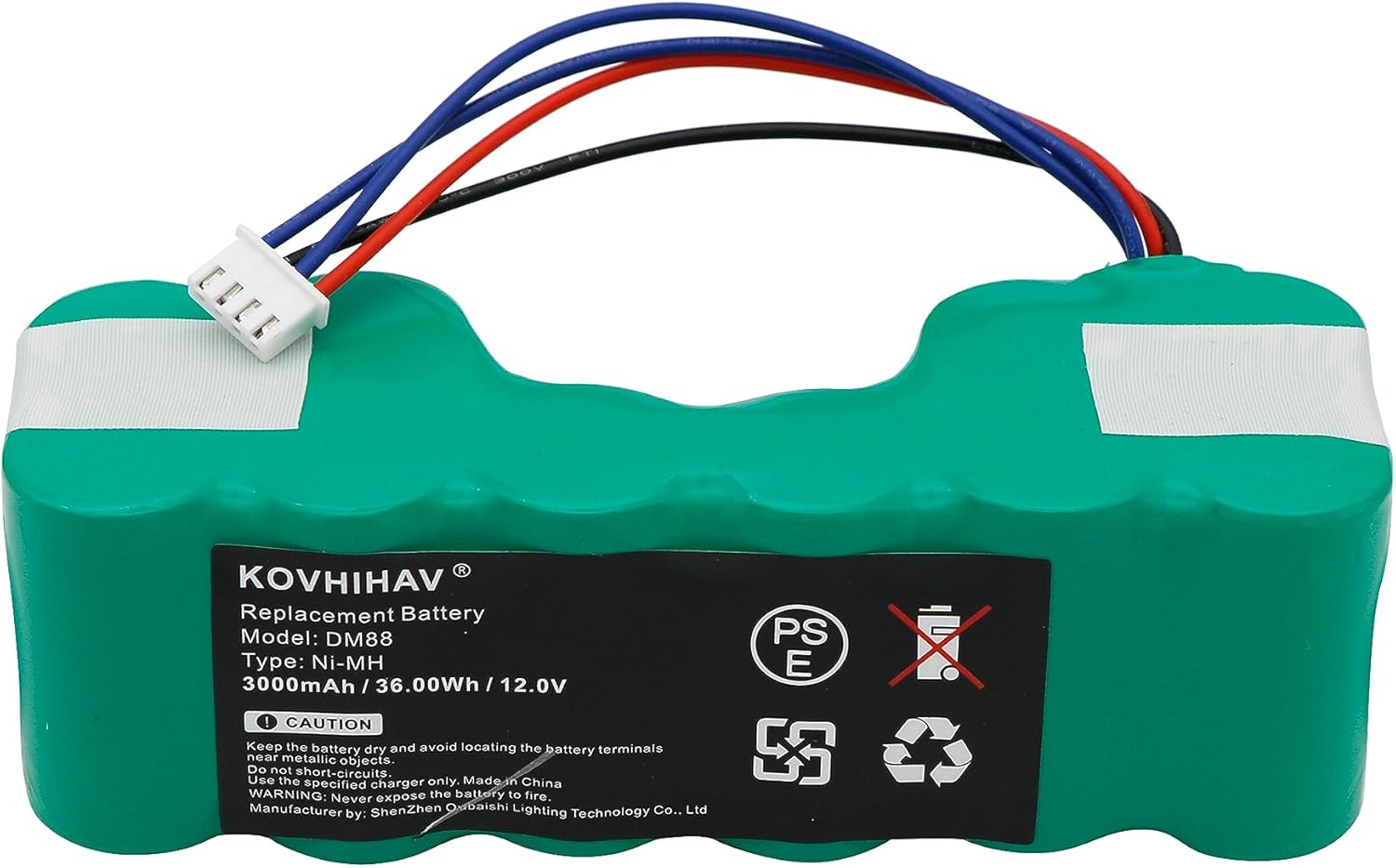 12.0V Replacement Battery for Ecovacs DM88 Sweeper DD35 DG716 DG710 DE33 DE35 Ozmo DD46.11 OZMO 901,Deebot 900 Deebot 901 10001568 DD4G DD3G 3000mAh