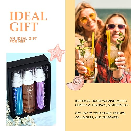 Miniatura 5 de AQUA BLANCE Spray corporal para mujer, juego de regalo de niebla de fragancia, paquete de 3, cada uno de 3.4 onzas líquidas, total de 10.2 onzas