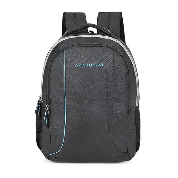 Buy Aristocrat Unisex Solid Pattern Amp Laptop Backpack (H) Black