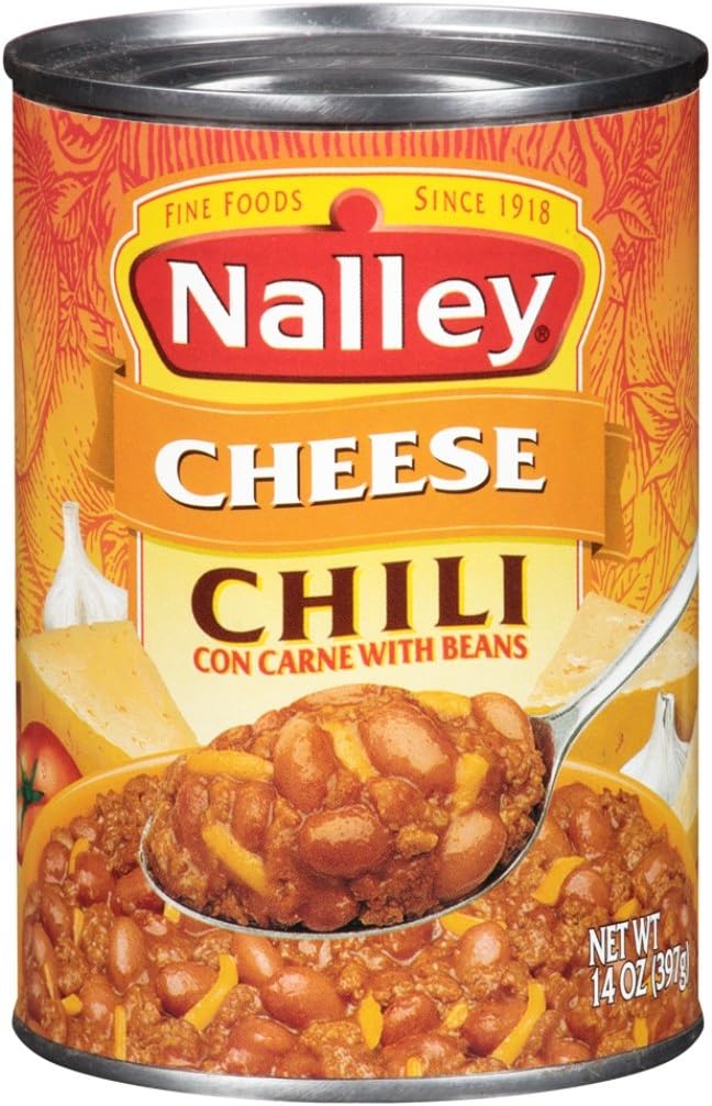 Nalley Chili, Cheese, 14 Ounce (Pack of 24)
