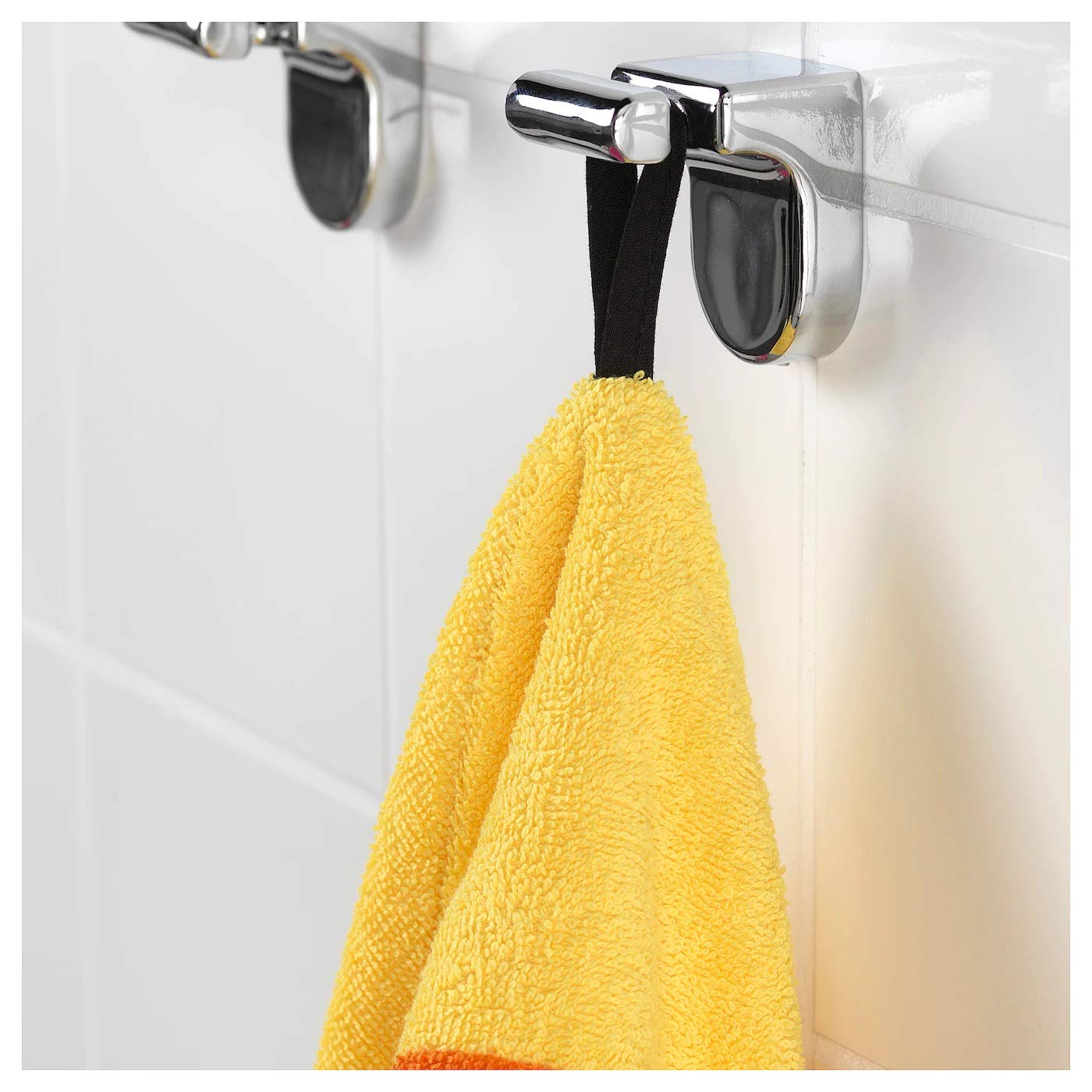Toalla con capucha, diseño de tigre, color amarillo
