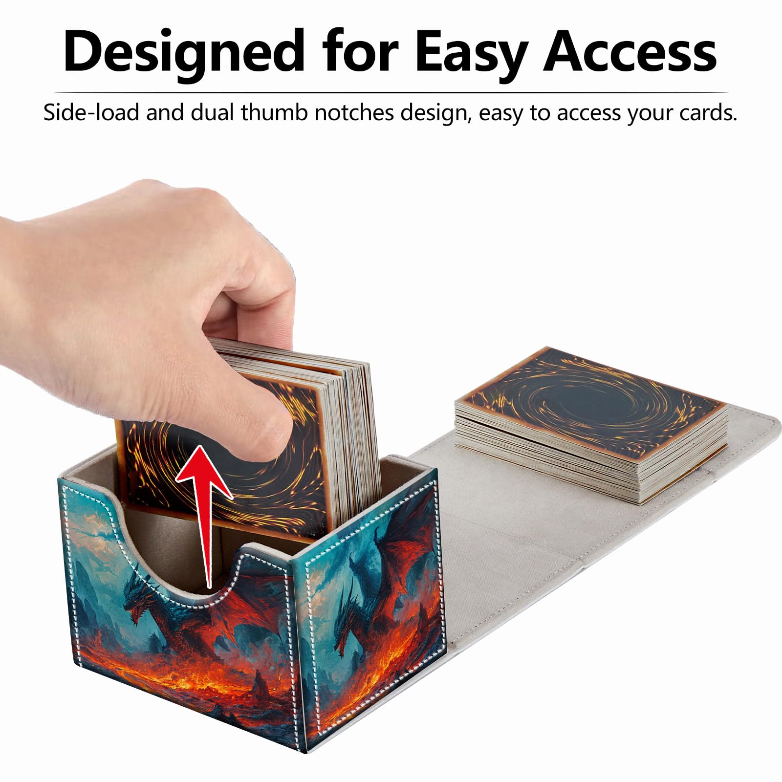 Amazon.com: RMJKXQZG Strong Magnet MTG Demon Deck Box Playing Card