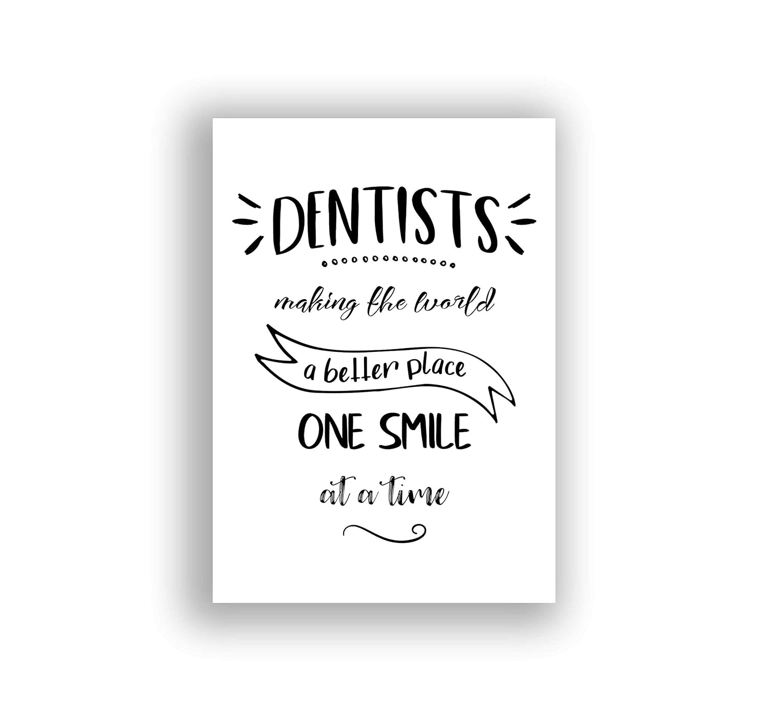 Dental Wall Art Print Gift, Dental Surgery Posters, Dentist Poster