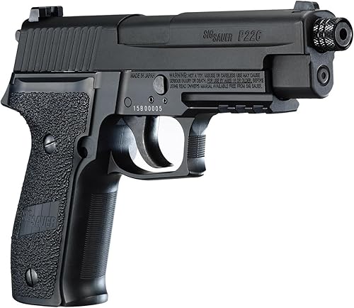 Miniatura 4 de SIG SAUER P226 MK-25 Pistola de pellets negra semiautomática con CO2 .177 Cal con 16ª revista rotativa de 8x2