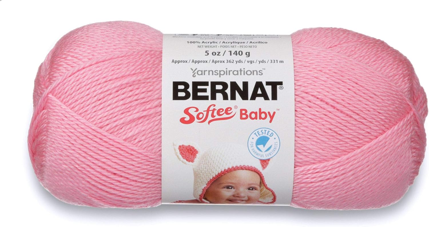 BERNATSoftee Baby Yarn Solids, Prettiest Pink Amazon.ca Home