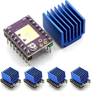 5 Stück TMC2209 V2.0 Schrittmotortreiber, 2.5A Schrittmotortreiber, Ultra Silent Stepsticks mit Kühlkörper für 3D-Drucker Mainboard für MKS gen lV2.0, skr1.3 1.4, für MKS sgen l unterstützt