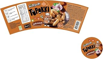 SamSam Instant Tteokbokki Topokki Korean Rice Cakes Chewy Street Snack, Multi Flavours, Carbonara, Cheese, Curry, Garlic Teriyaki, Jjajang, Rose, Original Sweet & Spicy(Pack of 2) (Garlic Teriaki)